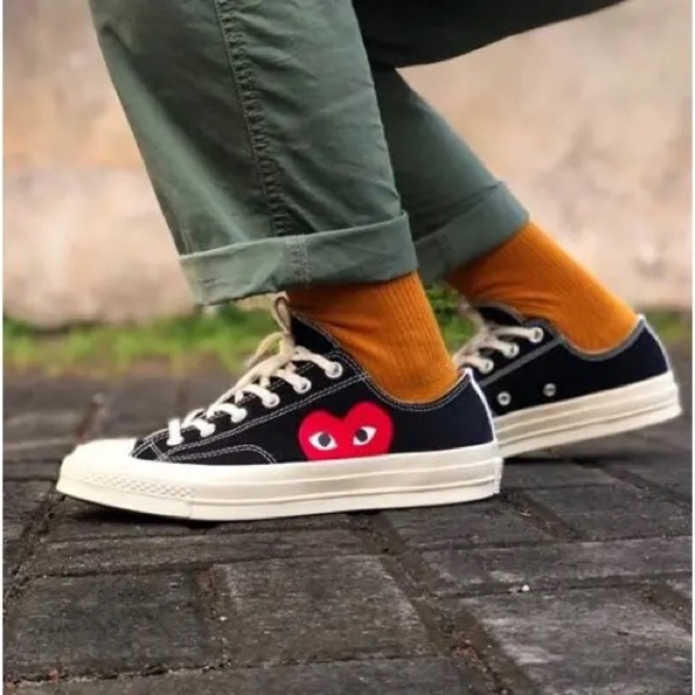 converse x comme des garcons play chuck 70
